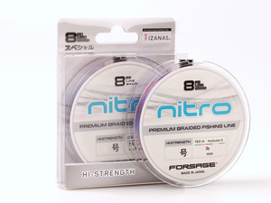 Фото Шнур Forsage Nitro 8 Braid Hi Strength 150 m 5 Colors # 1.0