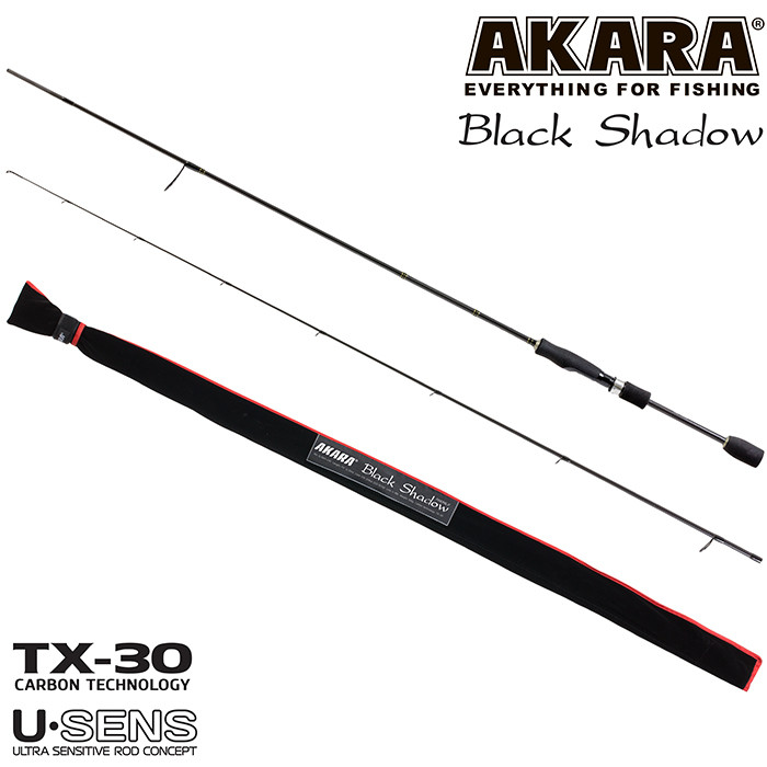 Фотография Спиннинг Akara SL1001 Black Shadow 702MLF TX-30 (3,5-10,5) 2,1 м