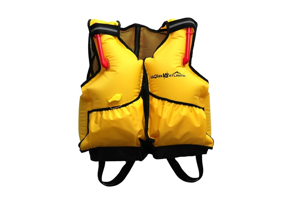 Фотография Надувной страховочно-спасательный жилет Nikolas VS Atlantik (желтый)