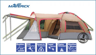Фотография Кемпинговая палатка Maverick Ultra быстросборная