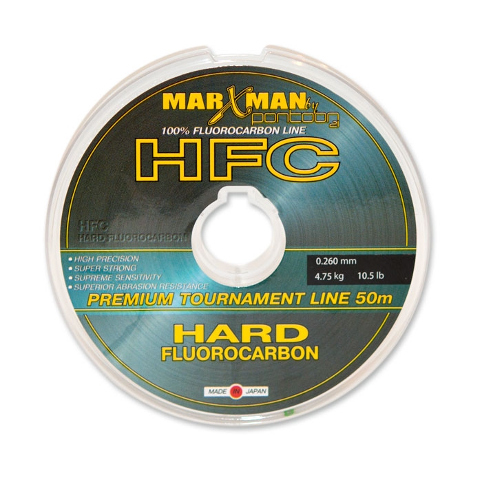 Фотография Леска флюорокарбон Pontoon21 MarxMan HFC,0.285мм,5.8кг,50м.