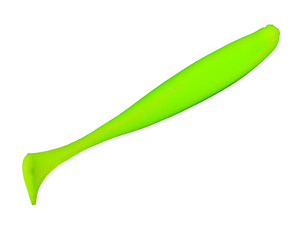 Фото Приманка Forsage Tasty shiner 4" 10 см #002 Chartreuse (6 шт)