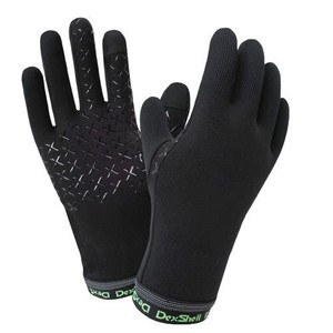 Фото Водонепроницаемые перчатки Dexshell Drylite черный размер XL