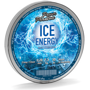 Фото Леска Power Phantom Ice Energy CLEAR 0,22mm, 6,1kg 30m