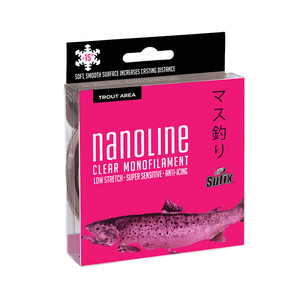 Фото Леска SUFIX Nanoline Trout прозрачная 150 м 0,14 мм 1.8 кг