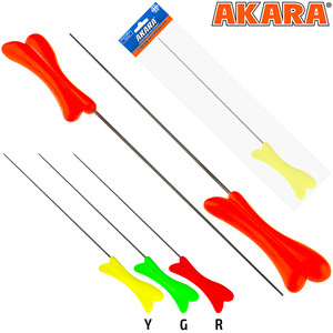 Удилище Akara RKW1 красная (хлыст Hi Carbon 1 составной) 38см