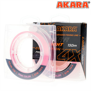 Фото Шнур Akara Ultra Light Competition Pink 150 м 0,10