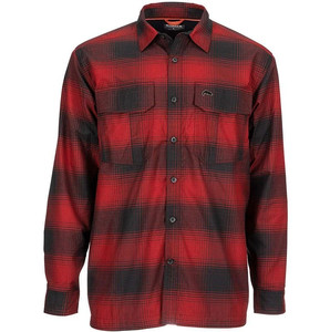 Фото Рубашка Simms Coldweather LS Shirt, Auburn Red Plaid, XL