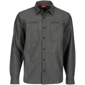 Фото Рубашка Simms Prewett Stretch Woven LS Shirt, Carbon, XL