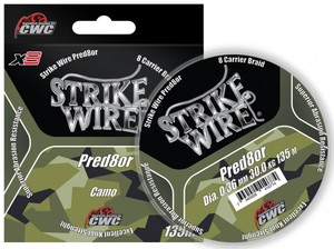 Фото Шнур 8-жильный Strike Wire Pred8or X8 0,36mm 30kg 135m camo