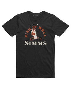 Фото Футболка Simms Cheers Fish It Well T-Shirt, Black, XL