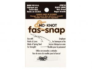 Фото Застежка Kipper No-Knot Fast-Snap Black Large