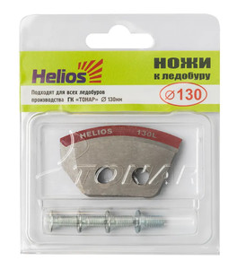 Фото Нож к ледобуру 130L полукруглые Helios