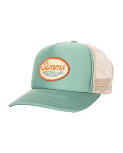 Фото Кепка Simms Small Fit Throwback Trucker, Trout Wander