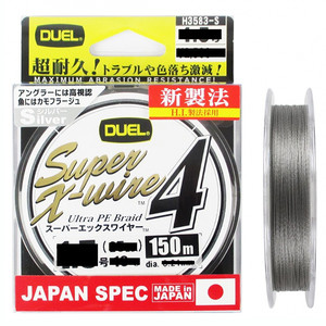Фото Пл.шн. Duel PE Super X-Wire 4 150m Silver #0.6