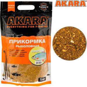 Фото Прикормка Akara Premium Organic 1,0 кг Фидер Плотва