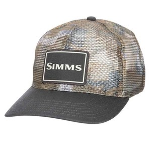 Фото Кепка Simms Mesh All-Over Trucker, Hex Flo Camo Earth