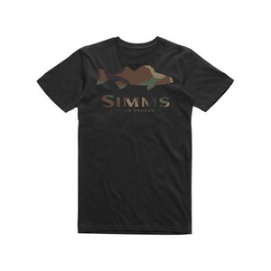 Фото Футболка Simms Walleye Logo T-Shirt, Black, XXL