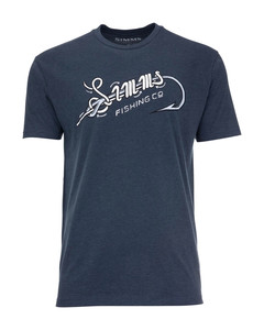 Фото Футболка Simms Special Knot T-Shirt, Navy Heather, L