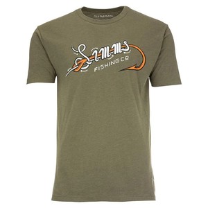 Фото Футболка Simms Special Knot T-Shirt, Military Heather, XL