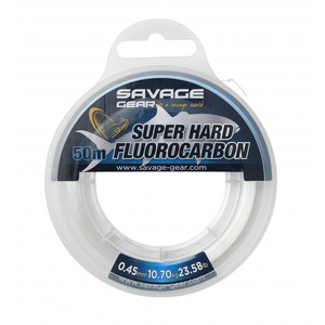 Фото леска SG Super Hard Fluoro Carbon 50m 0.60mm 18.90kg 41.66lb Clear