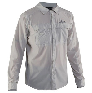 Фото Рубашка Grundens Hooksetter LS Shirt, Glacier Grey - XL