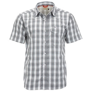 Фото РУБАШКА SIMMS BIG SKY SS SHIRT, STEEL/POOL PLAID