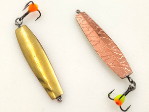 Фото Зимняя блесна Пуля СПОРТ 40мм латунь-медь