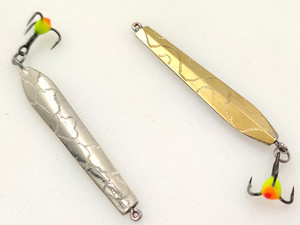 Фото Зимняя блесна Торпеда СПОРТ 45мм латунь-серебро