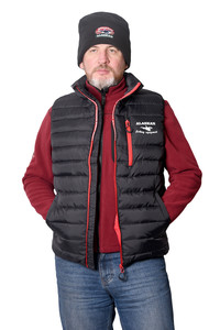 Фото Жилет Alaskan Juneau Vest S утепленный стеганый черный /красный