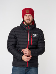 Фото Куртка Alaskan Juneau XL утепленная стеганая черный /красный