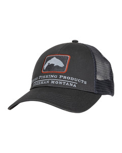 Фото Кепка Simms Trout Icon Trucker, Carbon