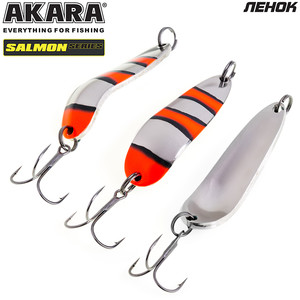 Блесна колебалка Akara Salmon Ленок BL-LN63-21-25-NI