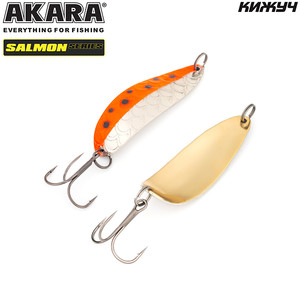 Фото Блесна колебалка Akara Salmon Кижуч BL-KJ70-28-15-NI/GO