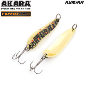 Блесна колеблющаяся Akara Expert Кумжа BL-KU65-16-11/GO
