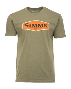 Фото Футболка Simms Logo Frame T-Shirt, Military Heather, M