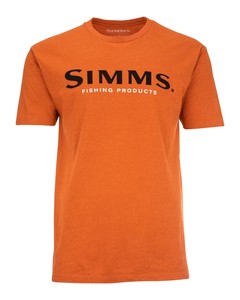 Фото Футболка Simms Logo T-Shirt, Adobe Heather