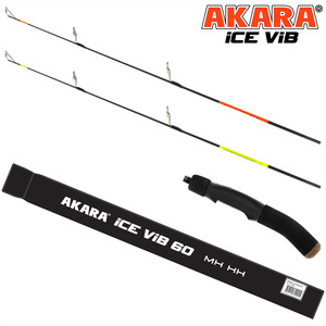 Фото Удочка зимняя Akara Ice Vib 70 два хлыста (MH, HH) AIV-N-70/2