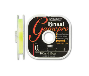 Фото Леска Owner Broad Game Pro 0.18мм 100м Yellow