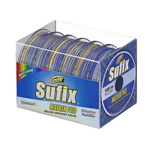 Фото Леска плетеная SUFIX Matrix Pro x6 разноцвет. 100 м 0.15 мм 10 кг