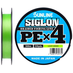 Фото Шнур Sunline SIGLON PEx4 300M(Light Green) #1.7/30LB