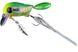 Воблер JACKALL Micro Tappy цв. chartreuse grass hopper