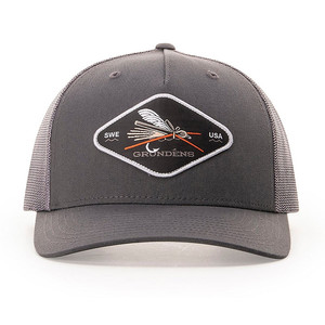 Фото Кепка Grundens CC Hopper Trucker, Charcoal, One Size