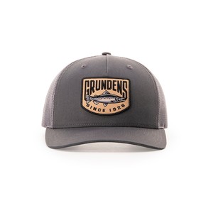 Кепка Grundens King Trucker, Charcoal, One Size