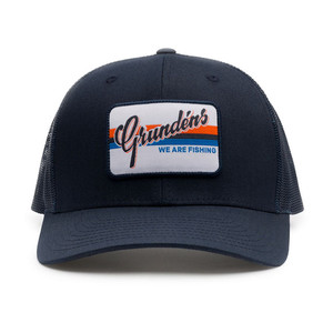 Кепка Grundens Script Trucker, Navy, One Size