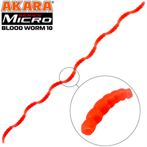 Фото Силикон MIKRO Blood Worm 10 mm MS-BW10-100
