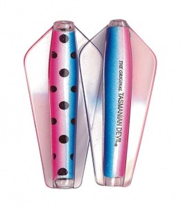 Фото Блесна Тасманский дьявол (WIGSTON LURES) 13,5g №450 Spotter Rainbow
