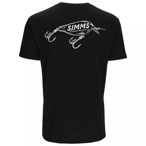 Фото Футболка Simms Square Bill T-Shirt, Black, 3XL