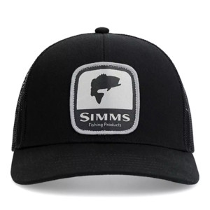 Фото Кепка Simms Double Haul Icon Trucker, Bass Black