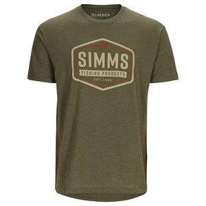 Фото Футболка Simms Fly Patch T-Shirt, Military Heather, L